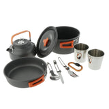 Maxbell Maxbell Outdoor Camping Cookware Mess Kit Open Fire Cookware Campfire Orange