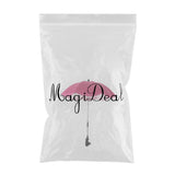 Maxbell Maxbell Summer Outdoor Beach Sunshade Umbrella Sun Protection Parasol Rose Red