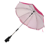 Maxbell Maxbell Summer Outdoor Beach Sunshade Umbrella Sun Protection Parasol Rose Red