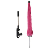 Maxbell Maxbell Summer Outdoor Beach Sunshade Umbrella Sun Protection Parasol Rose Red