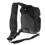 Maxbell Maxbell Oxford Molle Sling Backpack Tactical Military Shoudle Chest Pack Bag Black