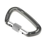 Maxbell Maxbell 24KN Auto Locking Carabiner Hammock Carabiner Rappelling Climbing Buckle Grey