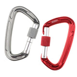 Maxbell Maxbell 24KN Auto Locking Carabiner Hammock Carabiner Rappelling Climbing Buckle Grey