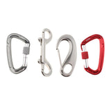 Maxbell Maxbell 24KN Auto Locking Carabiner Hammock Carabiner Rappelling Climbing Buckle Grey