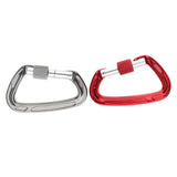 Maxbell Maxbell 24KN Auto Locking Carabiner Hammock Carabiner Rappelling Climbing Buckle Grey