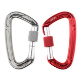 Maxbell Maxbell 24KN Auto Locking Carabiner Hammock Carabiner Rappelling Climbing Buckle Grey