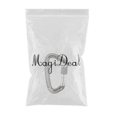 Maxbell Maxbell 24KN Auto Locking Carabiner Hammock Carabiner Rappelling Climbing Buckle Grey