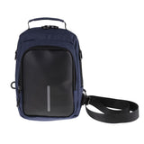 Maxbell Maxbell Chest Bag Sling Bag Hiking Daypacks Backpacks with Charger for Men Blue