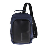 Maxbell Maxbell Chest Bag Sling Bag Hiking Daypacks Backpacks with Charger for Men Blue