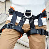 Maxbell Maxbell Outdoor Safety Belt Climbing Belt Harness Half Body Protect Gear Black