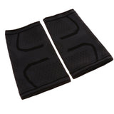 Nylon Compression Knee Sleeves Brace Support for Outdoor Sports Black M