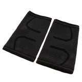 Nylon Compression Knee Sleeves Brace Support for Outdoor Sports Black M