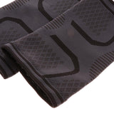 Nylon Compression Knee Sleeves Brace Support for Outdoor Sports Black M