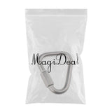 Maxbell Maxbell Outdoor Triangle Stainless Steel Carabiner Camping Keychain Quick Link 10mm