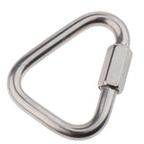 Maxbell Maxbell Outdoor Triangle Stainless Steel Carabiner Camping Keychain Quick Link 10mm