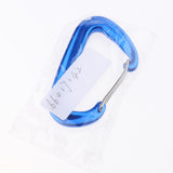 Maxbell Maxbell Aluminium 12KN Wiregate Carabiners Heavy Duty for Hammock Rocking Camping Blue