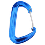 Maxbell Maxbell Aluminium 12KN Wiregate Carabiners Heavy Duty for Hammock Rocking Camping Blue