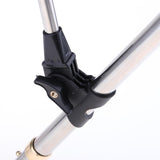 Maxbell Maxbell Stainless Steel Fishing Tackle Double Rod Rack Fishing Rod Holder Bracket 1.5m