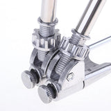 Maxbell Maxbell Stainless Steel Fishing Tackle Double Rod Rack Fishing Rod Holder Bracket 1.5m