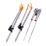 Maxbell Maxbell Stainless Steel Fishing Tackle Double Rod Rack Fishing Rod Holder Bracket 1.5m