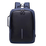 Maxbell Maxbell Waterproof Travel Backpack Tablet Laptop Bag with Charger Outdoor Bag Blue