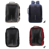 Maxbell Maxbell Waterproof Travel Backpack Tablet Laptop Bag with Charger Outdoor Bag Blue