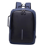 Maxbell Maxbell Waterproof Travel Backpack Tablet Laptop Bag with Charger Outdoor Bag Blue