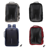 Maxbell Maxbell Waterproof Travel Backpack Tablet Laptop Bag with Charger Outdoor Bag Blue