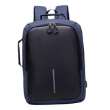Maxbell Maxbell Waterproof Travel Backpack Tablet Laptop Bag with Charger Outdoor Bag Blue