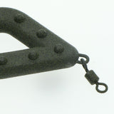 Maxbell Maxbell Flat Pear Metal Fishing Swivel Weights Fishing Pear Shape Sinker Green