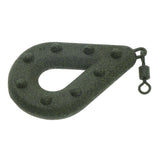 Maxbell Maxbell Flat Pear Metal Fishing Swivel Weights Fishing Pear Shape Sinker Green