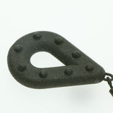 Maxbell Maxbell Flat Pear Metal Fishing Swivel Weights Fishing Pear Shape Sinker Green