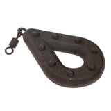 Maxbell Maxbell Flat Pear Metal Fishing Swivel Weights Fishing Pear Shape Sinker Brown