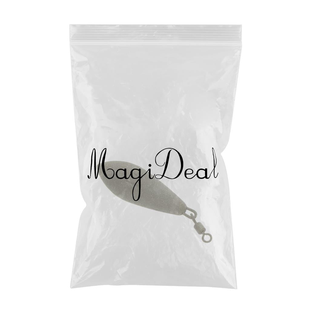 Maxbell Maxbell Fishing Alloy Sinker Drop Sinkers Swivel Leads Weight Plummet sand color