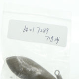 Maxbell Maxbell Fishing Alloy Sinker Drop Sinkers Swivel Leads Weight Plummet sand color