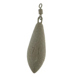 Maxbell Maxbell Fishing Alloy Sinker Drop Sinkers Swivel Leads Weight Plummet sand color