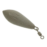 Maxbell Maxbell Fishing Alloy Sinker Drop Sinkers Swivel Leads Weight Plummet sand color