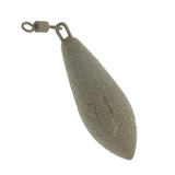 Maxbell Maxbell Fishing Alloy Sinker Drop Sinkers Swivel Leads Weight Plummet sand color