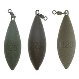 Maxbell Maxbell Lead Fishing Sinker Coated Weights Plummet Lure with Connector Swivel  Green