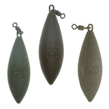 Maxbell Maxbell Lead Fishing Sinker Coated Weights Plummet Lure with Connector Swivel  Green