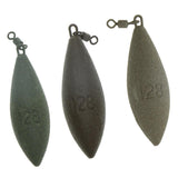 Maxbell Maxbell Lead Fishing Sinker Coated Weights Plummet Lure with Connector Swivel  Green