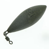 Maxbell Maxbell Lead Fishing Sinker Coated Weights Plummet Lure with Connector Swivel  Green