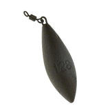 Maxbell Maxbell Lead Fishing Sinker Coated Weights Plummet Lure with Connector Swivel  Brown