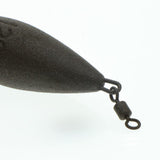 Maxbell Maxbell Lead Fishing Sinker Coated Weights Plummet Lure with Connector Swivel  Brown