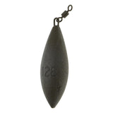 Maxbell Maxbell Lead Fishing Sinker Coated Weights Plummet Lure with Connector Swivel  Brown