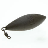 Maxbell Maxbell Lead Fishing Sinker Coated Weights Plummet Lure with Connector Swivel  Brown