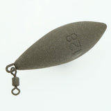 Maxbell Maxbell Lead Fishing Sinker Coated Weights Plummet Lure with Connector Swivel  Khaki