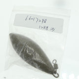 Maxbell Maxbell Lead Fishing Sinker Coated Weights Plummet Lure with Connector Swivel  Khaki