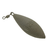 Maxbell Maxbell Lead Fishing Sinker Coated Weights Plummet Lure with Connector Swivel  Khaki