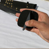 Maxbell 10 pieces Outdoor Archery Finger Tabs 3 Under Tab Finger Saver Protect Guard